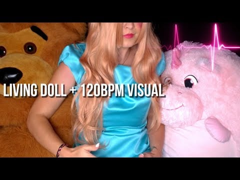 A Living Doll Finds Her Heartbeat + 120BPM Visual Neck Pulse [ASMR]