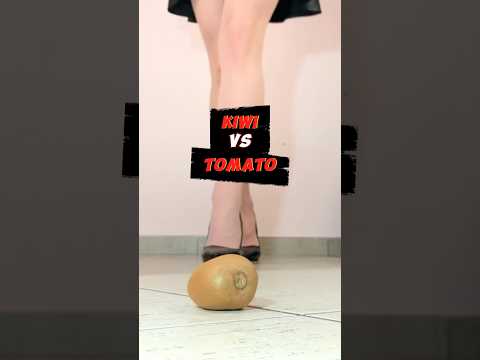 Cat Pumps vs. Juicy Food! Oddly Satisfying High Heel Crushing! ASMR