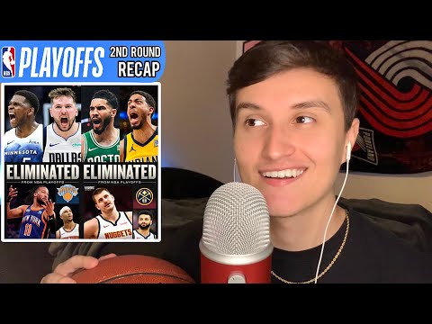 ASMR NBA Playoffs | Second Round Recap 🏀💤 (whisper ramble)