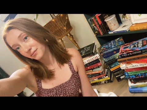 Going through EVERY SINGLE BOOK on my physical TBR | ASMR Soft Spoken