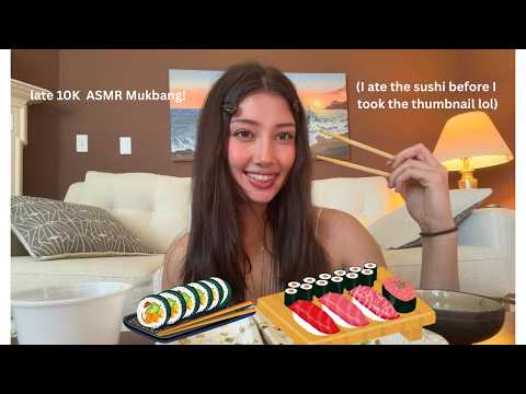 ASMR 10K Mukang Special! (Sushi + Rambling)