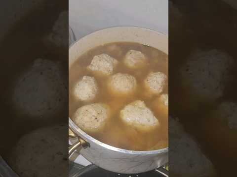 BALLS RECIPIE for soup #cooking #asmr