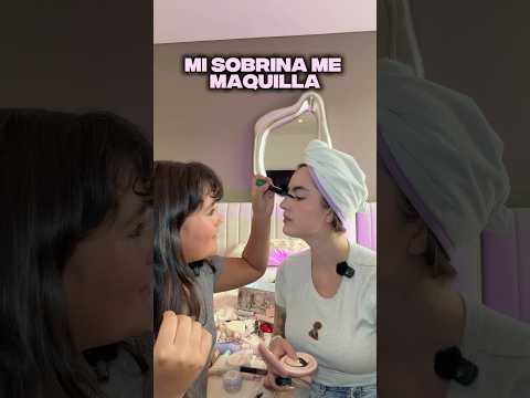 Mi sobrina me maquilla #asmr #maquillaje