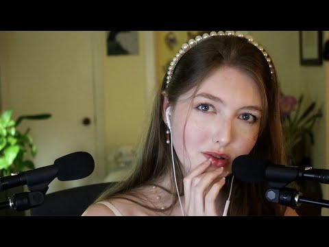 ASMR Breathy Ear to Ear Unintelligible Whispers