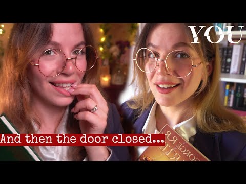 ASMR Flirty Librarian Traps You in Her Bookstore 📚🔪