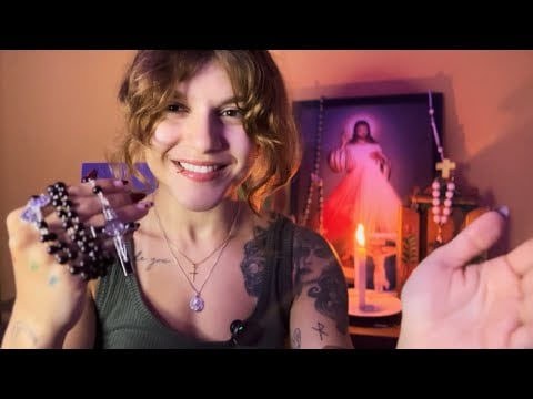 BENZEDEIRA TE FAZENDO UMA REZA PARA REMOVER QUEBRANTE, INVEJA E AFASTAR O MALIGNO✨ASMR