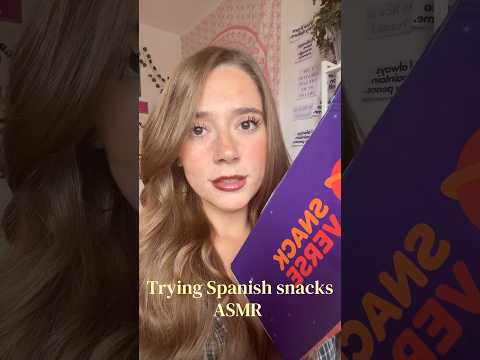 ASMR Trying Spanish Snacks