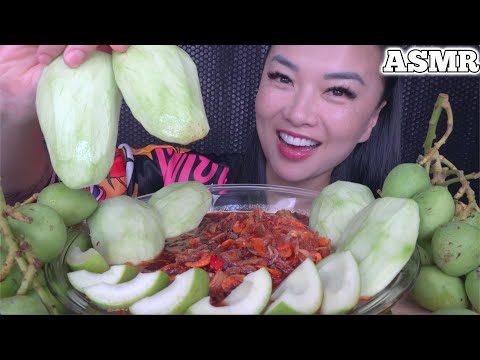 ASMR FAVOURITE SOUR MANGO SNACK (EATING SOUNDS) NO TALKING | SAS-ASMR