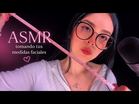 ROLEPLAY | Tomando tus medidas faciales💓📏 | Andrea ASMR 💓🦋