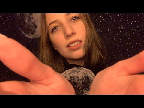 [ASMR] • Softly Humming You To Sleep • Fluffy Mic Touching • Hand Movements