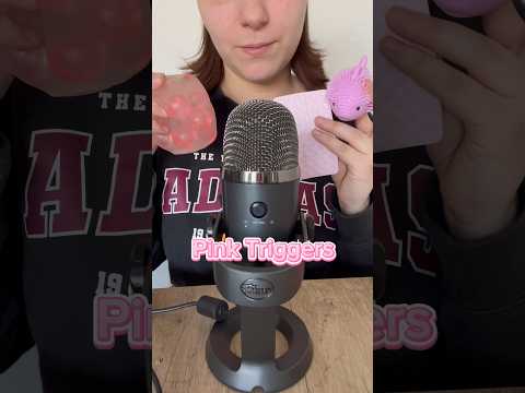 Only Pink Triggers 🩷🫧 #asmr #relax #triggersforsleep #asmrsounds #fastasmr