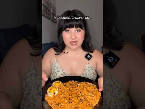 Mukbangs I’d NEVER Do!! #asmr #mukbang #buldak #foodie