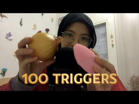 ASMR 100 TRIGGERS IN 2 MINUTES (fast & aggressive) 🔥⚡️