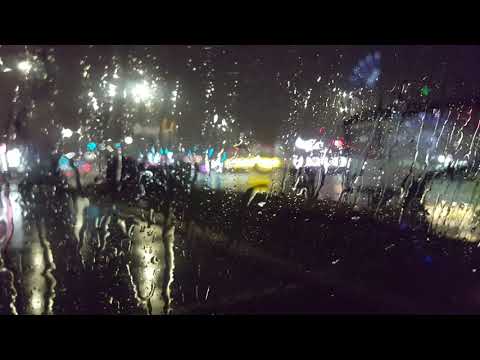 ASMR💧Light rain from inside my car💧Relaxing