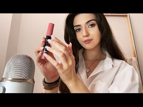 ASMR Drugstore Haul 💗 Whispering, Makeup Tapping, Tongue Clicking