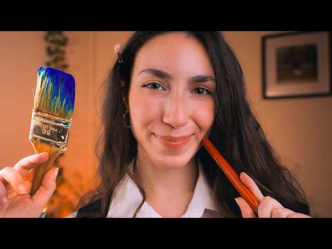 ASMR Measuring and Drawing On Your Face 🎨 Intense Personal Attention For Deep Sleep