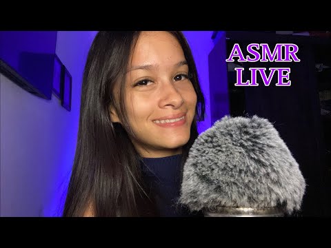 ASMR LIVE| Susurros com os melhores triggers que vão te causar arrepios 😴💤