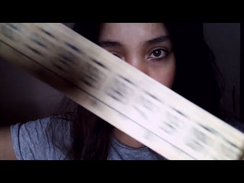 ASMR COM FITA MÉTRICA - Tirando suas medidas 📐📝