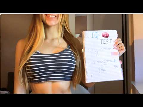 asmr realistic IQ test 🧠(with answers)
