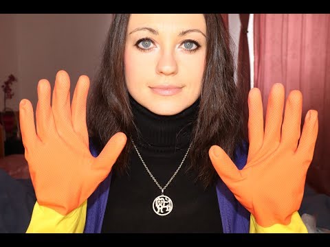 [ASMR] Rubber Gloves/Gummihandschuhe ~ Lotion Sounds ~ No Talking