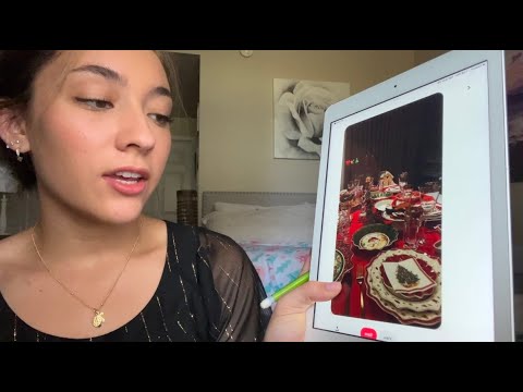 ASMR: planning your christmas party ❤️ (soft spoken, lofi)