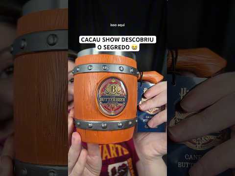 CANECA de CERVEJA AMANTEIGADA de HARRY POTTER + CHOCOLATES RECHEADOS 😻