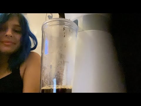 💤ASMR 💤 making coffee ☕️(coffee maker sounds+ mouth sounds and tapping)