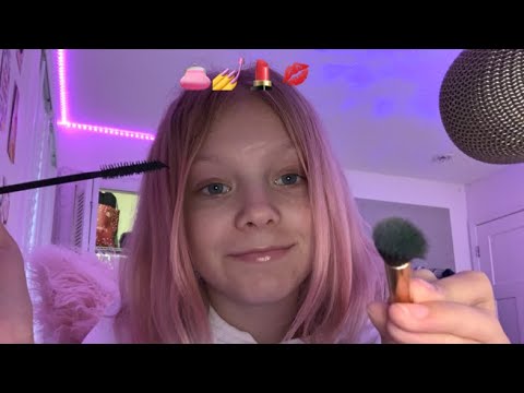 Doing your makeup ASMR role-play