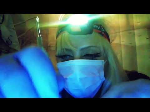 ASMR DENTIST EXAM ~ INAUDIBLE