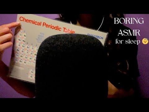 ASMR Boring You to Sleep (gentle tapping, tracing, spelling, and whispering)