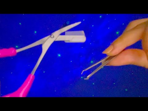 ASMR 🌌 Fazendo Sua Sobrancelha em Spa Noturno para Dormir [Primeira Pessoa]