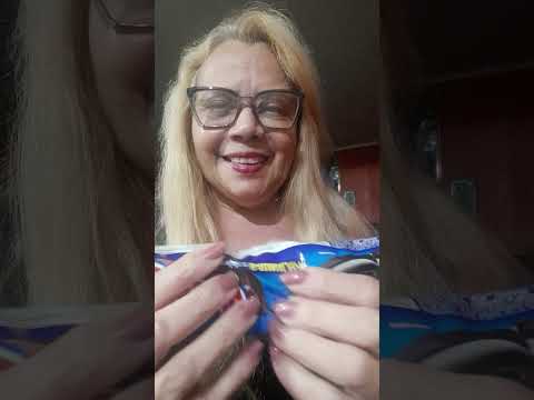 #ASMR Short  # Sons do pacote de biscoito. 😴