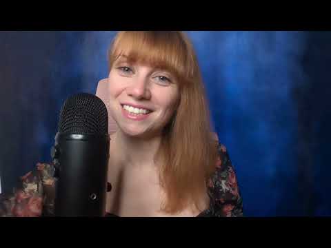 ASMR - Relaxing Face Brushing & Gentle Positive Whispers