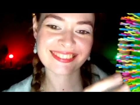 #asmr hair brushing and braiding!!! #asmr giving you a makeup! !!