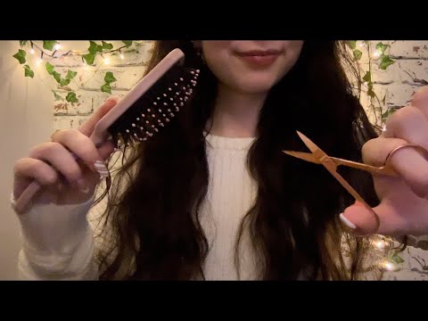 ASMR - Giving you Bangs 💇‍♀️💤 (personal attention/whispers)