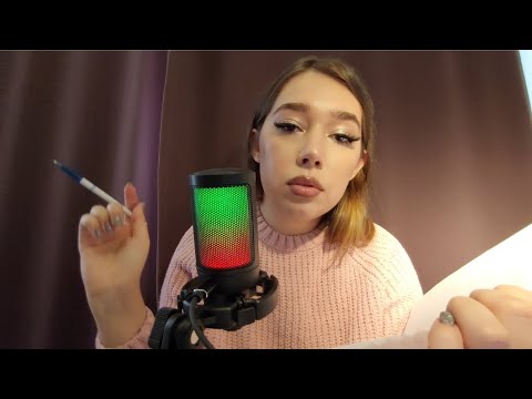 АСМР: Ласковые слова, нарисую твой портрет . ASMR