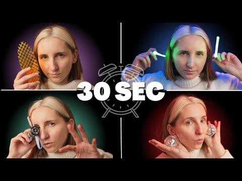 ASMR Pour Les Personnes ADHD (TDAH) | 30 Secondes Par Trigger MAX 🔥