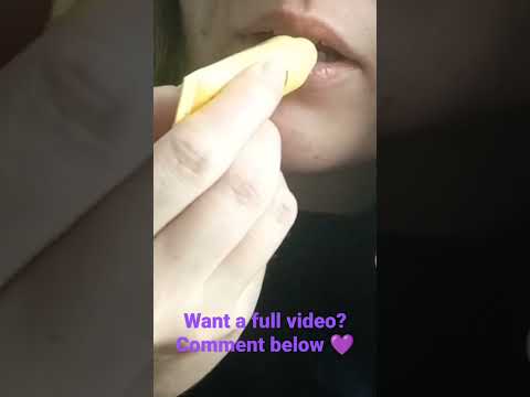 ASMR- Applying Carmex to my lips| mouth sounds, repeating carmex)