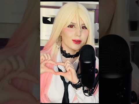 🌙 ASMR anime cosplay Marin Kitagawa 💗 relaxing video (full on my channel)