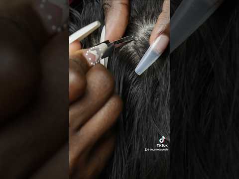 Gentle and Attentive NITPICKING Itchy Scalp (full video on our channel) #shorts #youtubeshorts #asmr
