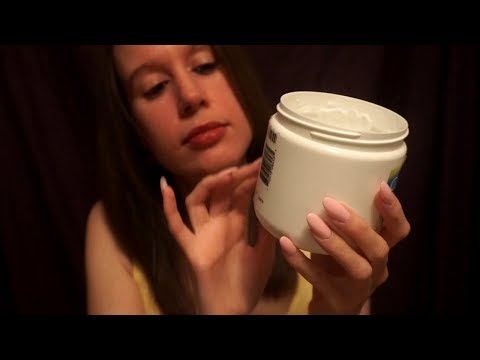 ASMR Tapping on Lotion Bottles [With Hand Lotion Sounds]