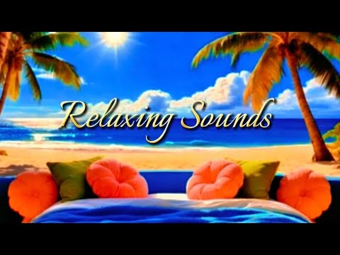 Relaxing Sounds of Ocean Waves Ambience Cozy Sunset for Relaxation