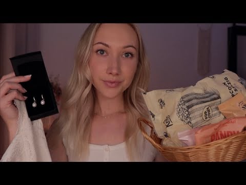 ASMR Haul | Wedding Treasures I’ve Been Collecting! 👰 jewelry, clothing, gift baskets 🤍✨
