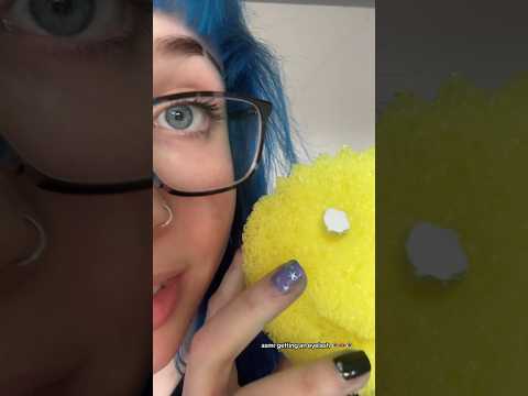 ASMR getting an eyelash 👁️👄👁️ full on✅⏰#asmreyelash #asmr #personalattention #shorts
