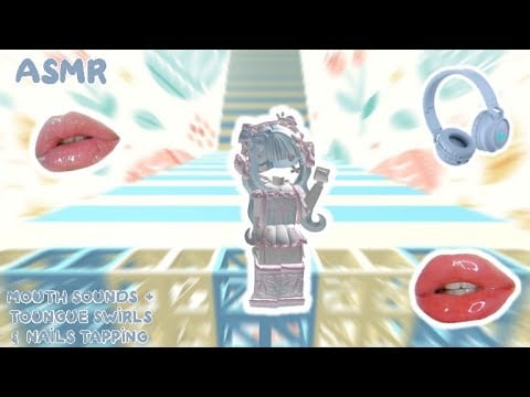EASTER SPECIAL 彡 ROBLOX EXTREME ASMR MOUTH SOUNDS + TOUNGE SWIRLS & NAIL TAPPING ୧ 🎀🍓💗