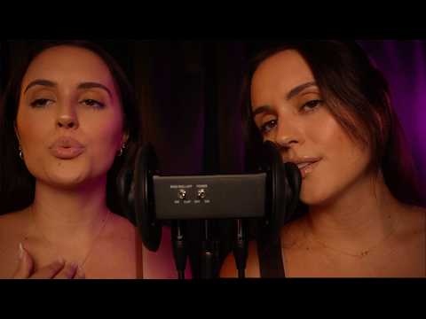 ASMR Twin Mouth Sounds for Sleep 🌙 (Layered Ear to Ear Triggers)