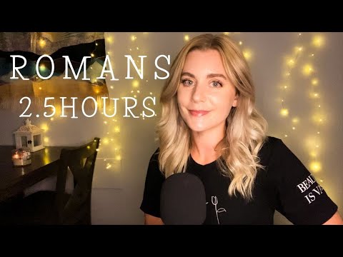 ASMR 2.5 Hour Long Bible Reading for Sleep | Romans