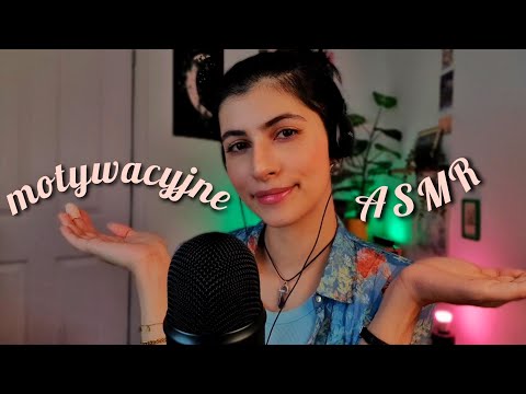 ASMR po polsku CZYTAM MOTYWACYJNE CYTATY ruchy dłoni & bliski szept 💤