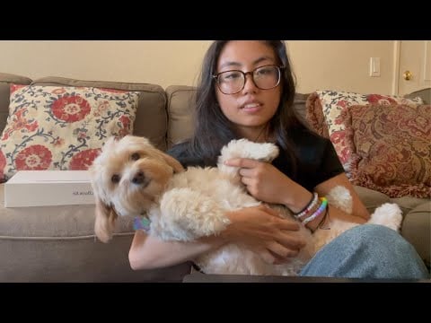macbook unboxing asmr (very rambly!)
