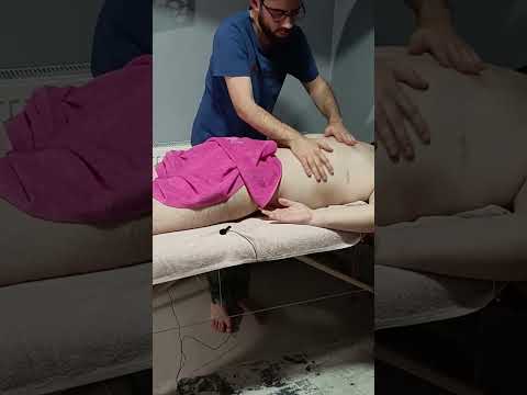 ASMR BACK SLEEPING SPORTS MASSAGE  #massage #easyturkish #relax #chiropractor #relaxationmassage